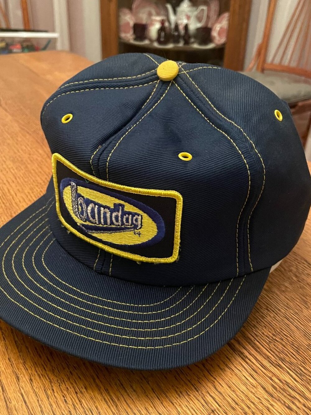 Vintage Bandag Tires Patch Snapback Baseball Hat Cap by Nomad made in USA